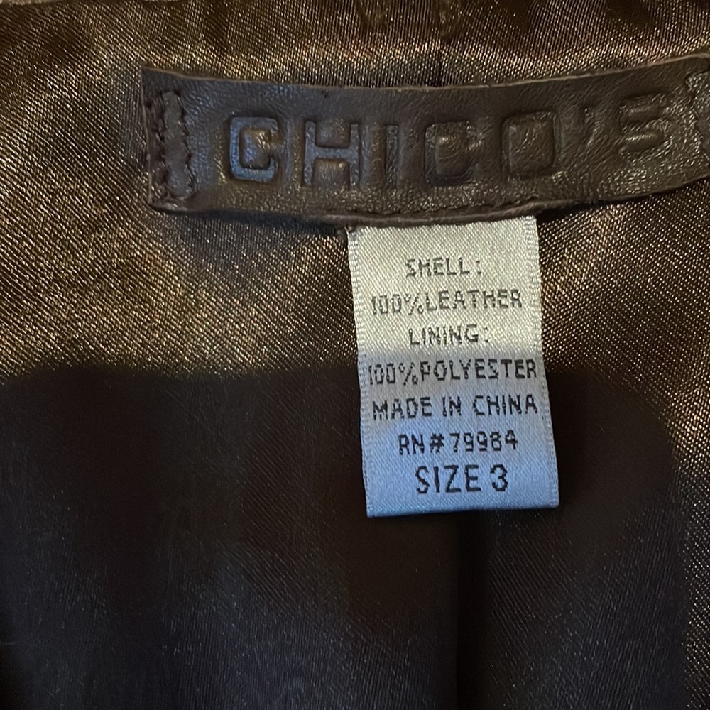 Chicos Leather Jacket - image 2